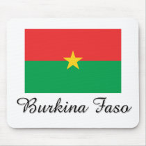 Burkina Faso Flag Design mousepads