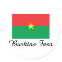 Burkina Faso Flag Design stickers