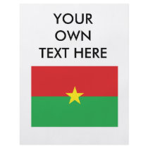 Burkina Faso Flag flyers by flagshirts Burkina Faso Flag flyers
