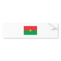 Burkina Faso FLAG International bumper stickers