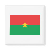Burkina Faso FLAG International magnets