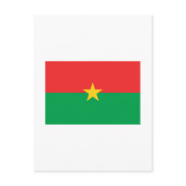 Burkina Faso FLAG International postcards