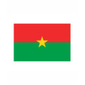 Burkina Faso FLAG International t-shirts