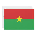 Burkina Faso Flag Custom Invites