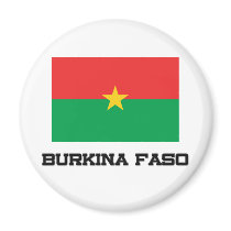 Burkina Faso Flag magnets