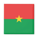 Burkina Faso Flag Magnet by FlagAndMap Burkina Faso Flag Magnet