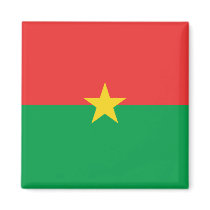Burkina Faso Flag Magnet