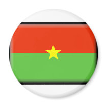 Burkina Faso Flag magnets
