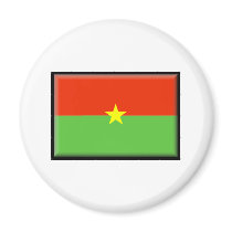 Burkina Faso Flag Magnets