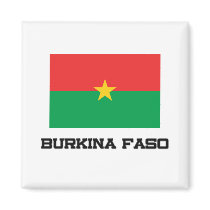 Burkina Faso Flag magnets