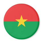 Burkina Faso Flag Magnet