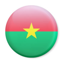 Burkina Faso Flag Fridge Magnets