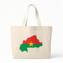 Burkina Faso Flag map BF Bags