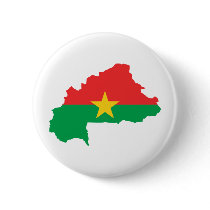 Burkina Faso Flag map BF Pin