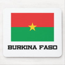 Burkina Faso Flag mousepads