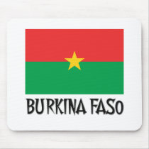 Burkina Faso Flag mousepads