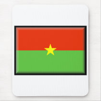 Burkina Faso Flag mousepads