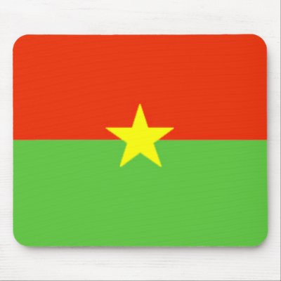 Burkina Faso Flag Mousepad by jacinto888
