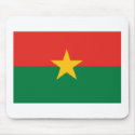 Burkina Faso Flag Mousepad by FlagTshirts Burkina Faso Flag Mousepad