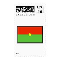 Burkina Faso Flag postage