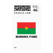 Burkina Faso Flag postage