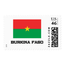 Burkina Faso Flag postage