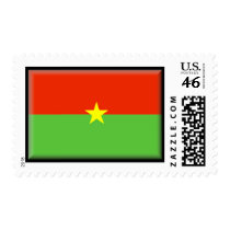 Burkina Faso Flag postage