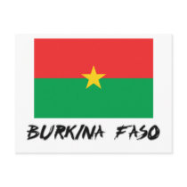 Burkina Faso Flag postcards