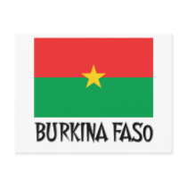 Burkina Faso Flag postcards