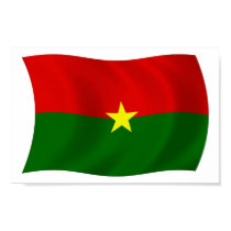 Burkina Faso Flag Poster Print by LivingFlags2 Burkina Faso Flag Poster Print