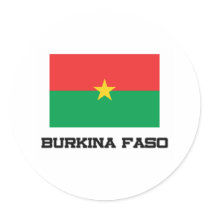 Burkina Faso Flag stickers