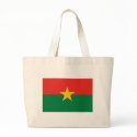 Burkina Faso Flag Tote Bag by FlagTshirts Burkina Faso Flag Tote Bag