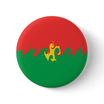 Burkina Faso Gnarly Flag buttons by Flagnostic Burkina Faso Gnarly Flag buttons