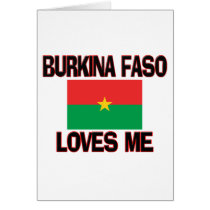 Burkina Faso Loves Me cards