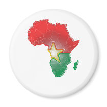Burkina Faso Refrigerator Magnets