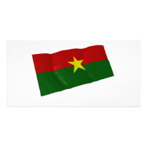 burkina faso photo card template