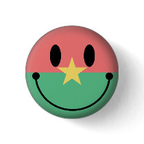 Burkina Faso Smiley Pin