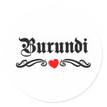 Burkina Faso Tattoo Style stickers