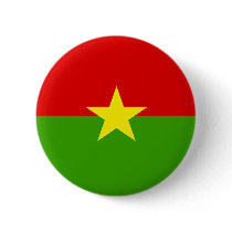 Burkina Flag Pinback Buttons