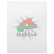 Burkina Flag Map 2.0 Letterhead Design