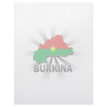 Burkina Flag Map 2.0 Letterhead Design