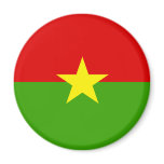 Burkina High quality Flag magnets