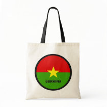 Burkina Roundel quality Flag Tote Bag