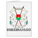 Burkinabe Emblem cards by FlagStore Burkinabe Emblem cards