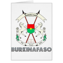 Burkinabe Emblem cards