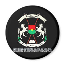 Burkinabe Emblem Fridge Magnets