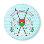 Burkinafaso Coat of Arms detail magnets