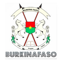 Burkinafaso High Quality Coat of Arms posters