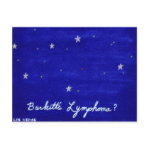 Burkitt's Lymphoma postcard