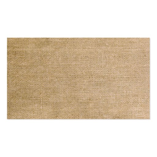 Burlap and Birch Posh Wedding Place Cards Business Card Template (back side)